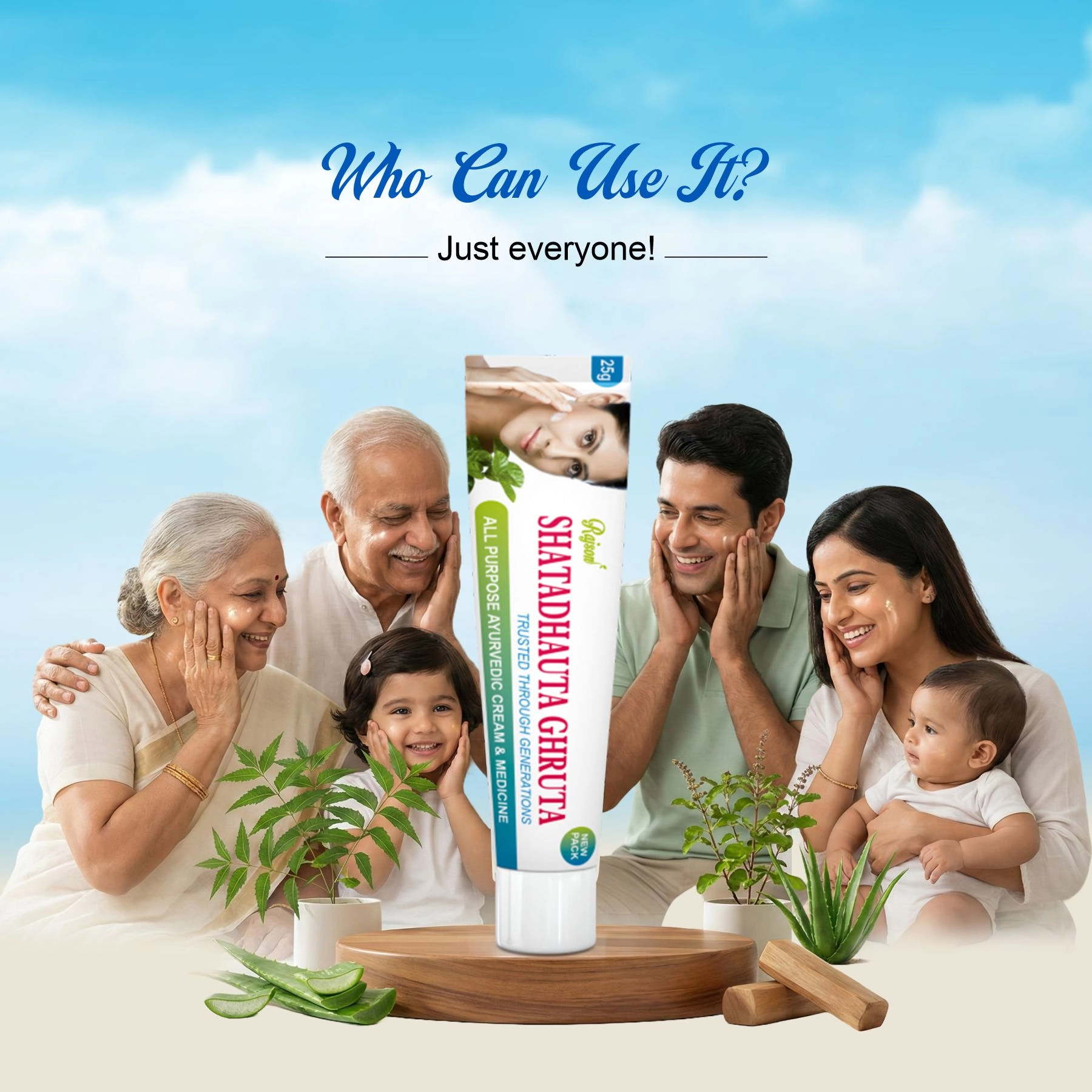 Shatadhauta Ghruta Cream