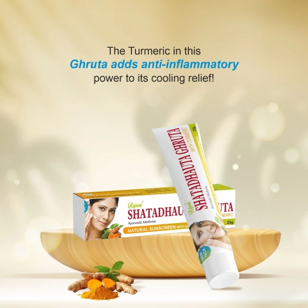 Shatadhauta Ghruta with Turmeric